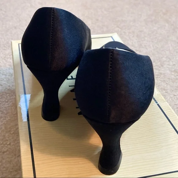 Nine West N-Dalton3 Black Satin Pump Size 7.5 - Picture 13 of 13